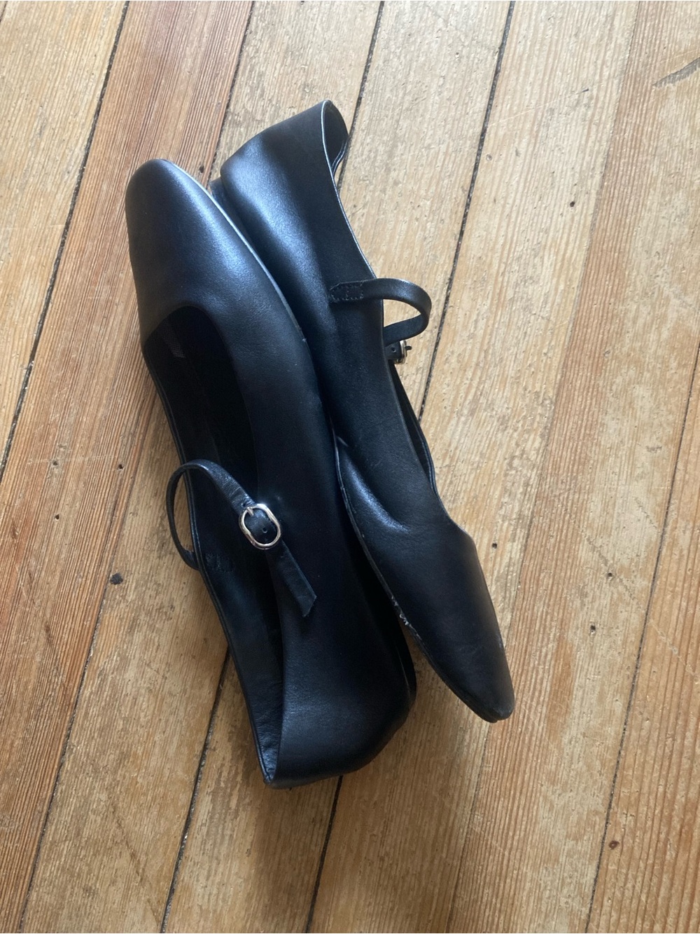 Maple Mary Jane Ballet Flat — Black Leather — 8 - Picture 11 of 11